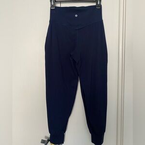 Lululemon Align Joggers Size 4 Navy